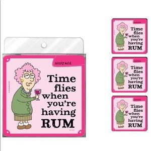 4 Aunty Acid Coasters